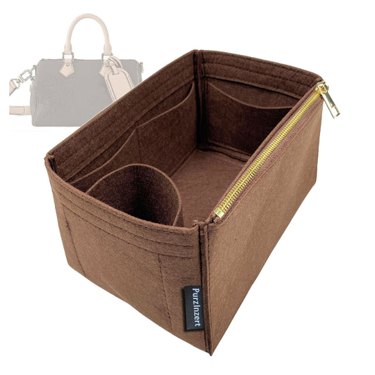 Bag Insert for (LV, P9 Speedy 25) Organizer Tote Purse Organiser Liner Shaper [Premium Felt Material]