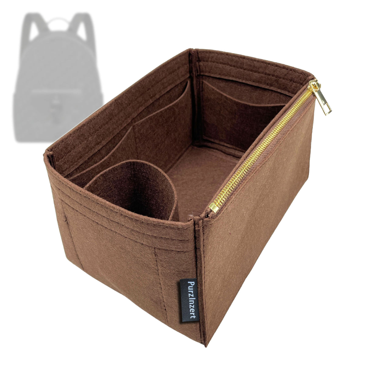 Bag Insert for (Dior, Saddle Zip Backpack) Organizer Tote Purse Organiser Liner Shaper [Premium Felt Material]