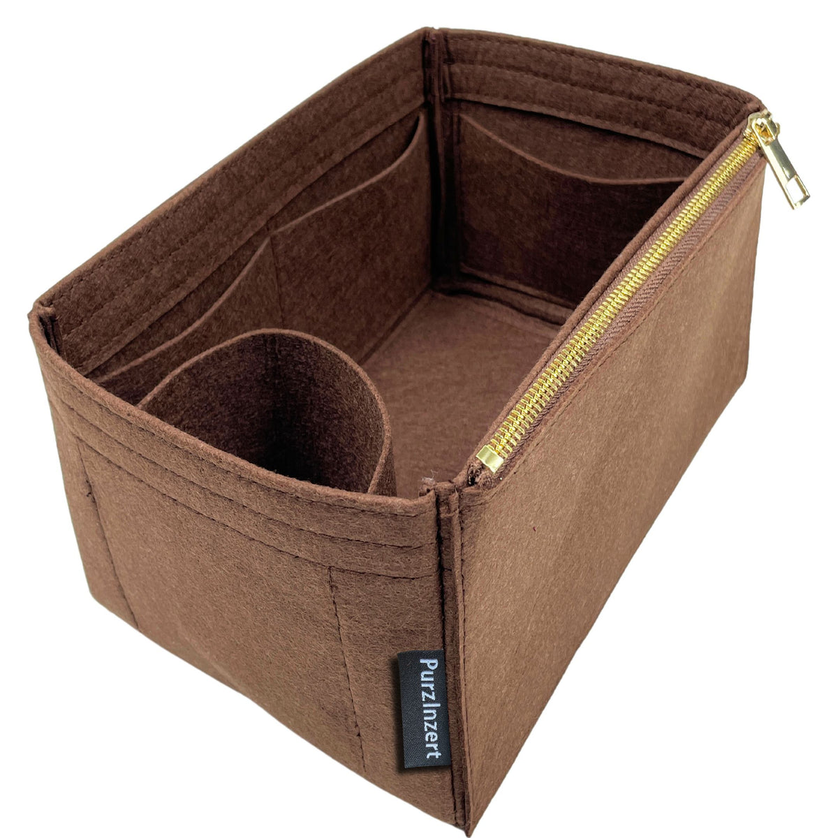 Bag Insert for (Christian Louboutin, By My Side leather bucket bag) Organizer of Felt Fabric