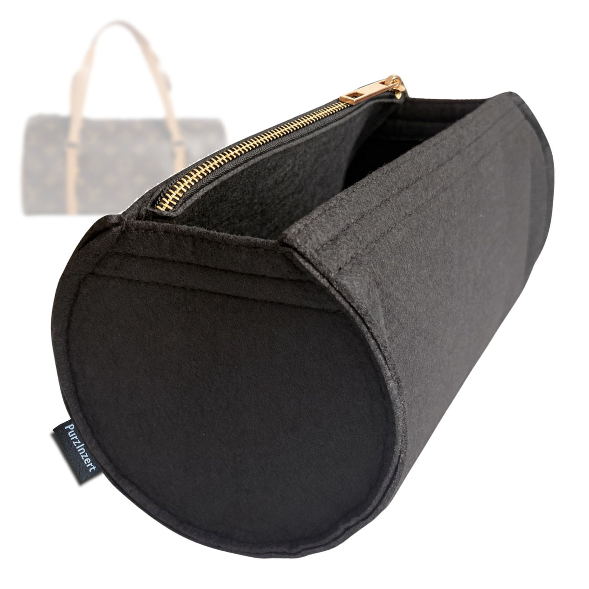 Bag Insert for (LV, Papillon 26) Organizer Tote Purse Organiser Liner Shaper [Premium Felt Material]