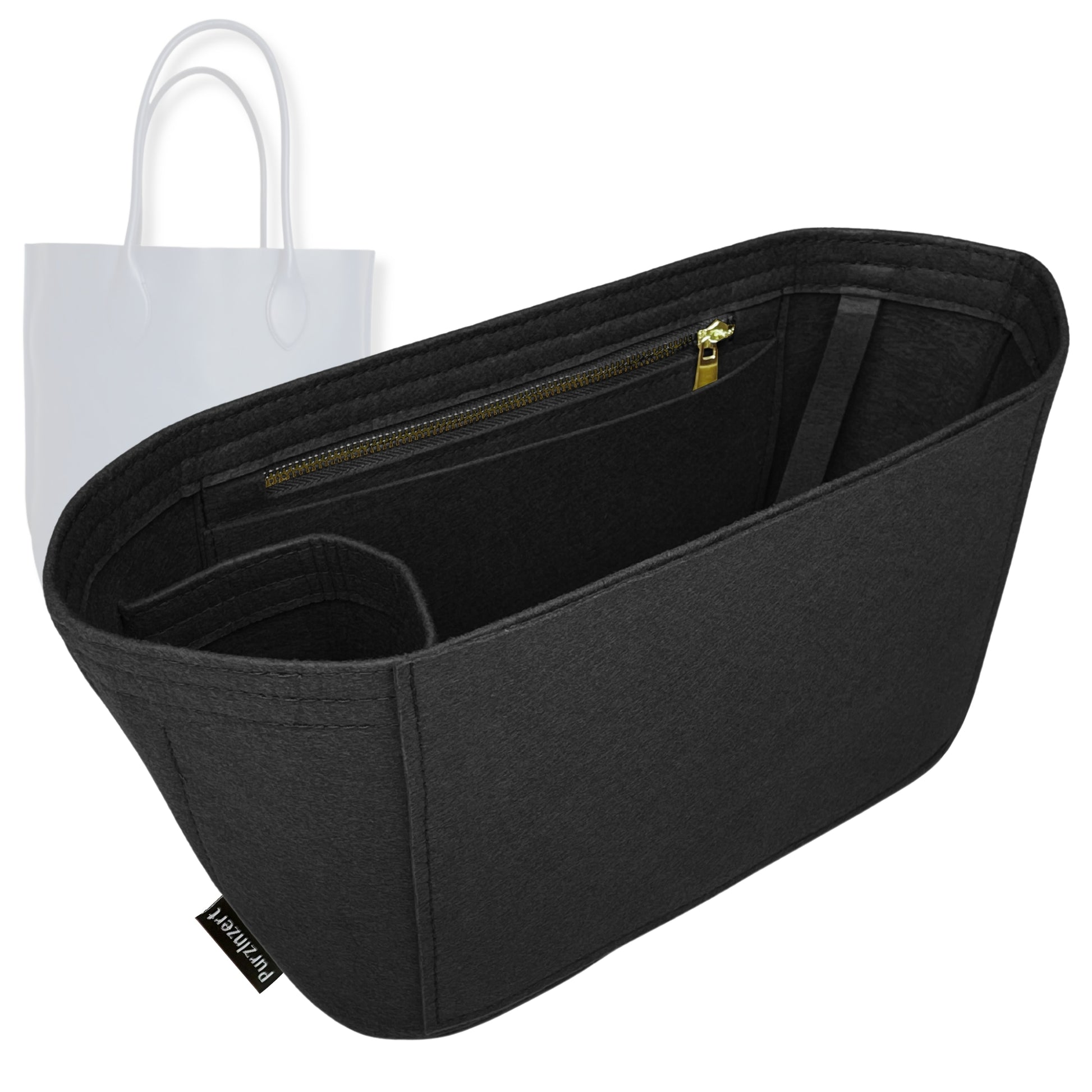 Bag Insert for (Mulberry, Blossom) Organizer Tote Purse Organiser Liner Shaper [Premium Felt Material]