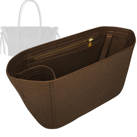 Bag Insert for (Mulberry, Small Soft Bayswater) Organizer Tote Purse Organiser Liner Shaper [Premium Felt Material]