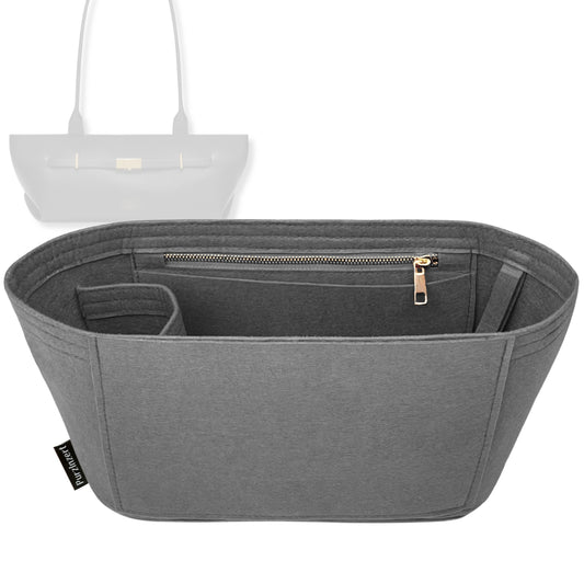 Bag Insert for (DeMellier, New York Shoulder) Organizer Tote Purse Organiser Liner Shaper [Premium Felt Material]