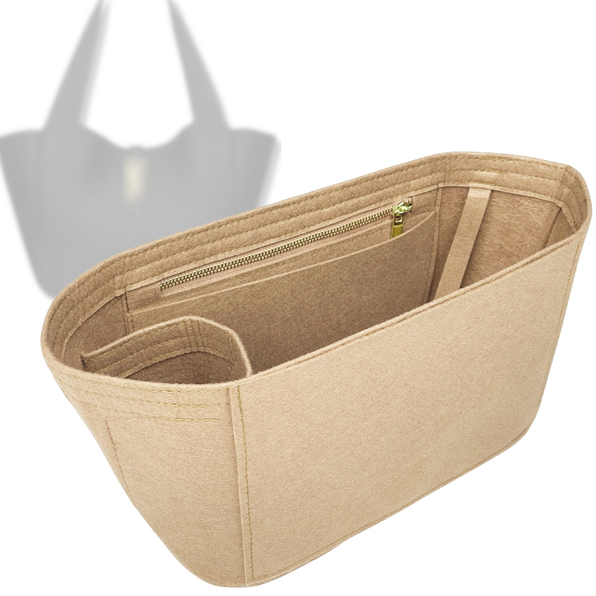 Bag Insert for (Saint Laurent (YSL), LE 5 A 7 Bea) Organizer Tote Purse Organiser Liner Shaper [Premium Felt Material]