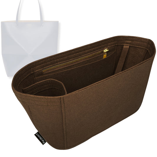 Bag Insert for (Loewe, XL Puzzle Fold Tote) Organizer Tote Purse Organiser Liner Shaper [Premium Felt Material]
