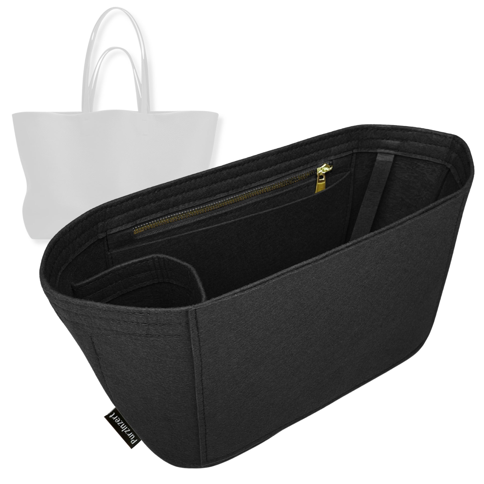 Bag Insert for (Cuyana, Classic Easy Tote) Organizer Tote Purse Organiser Liner Shaper [Premium Felt Material]