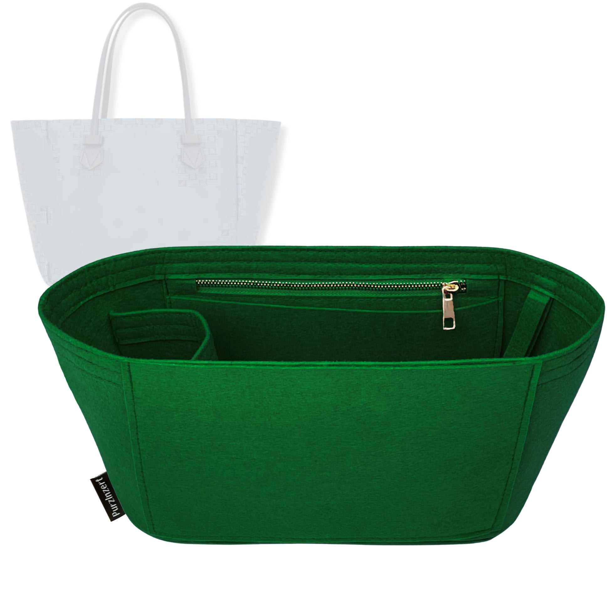 Bag Insert for (Moreau, Vincennes Small Reversible) Organizer Tote Purse Organiser Liner Shaper [Premium Felt Material]