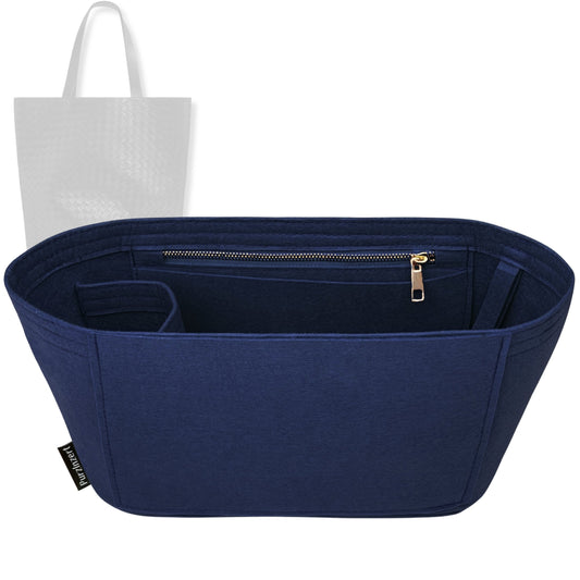 Bag Insert for (Bottega Veneta, Intrecciato North-South Tote Small) Organizer Tote Purse Organiser Liner Shaper [Premium Felt Material]