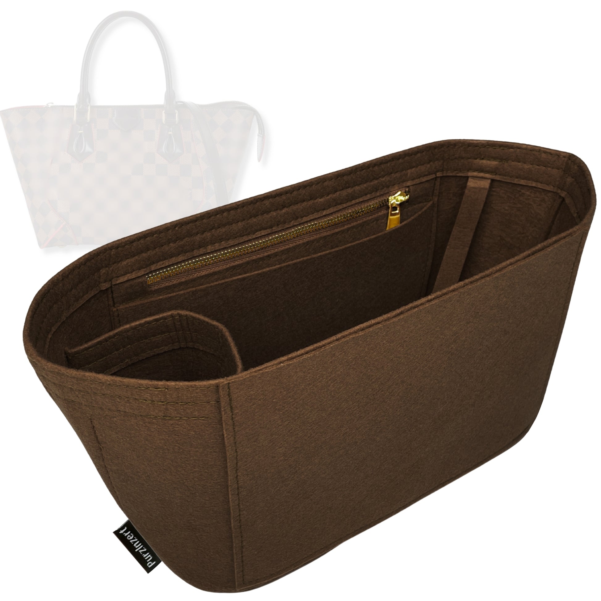 Bag Insert for (LV, Caissa Tote PM (Small)) Organizer Tote Purse Organiser Liner Shaper [Premium Felt Material]