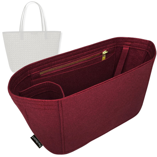 Bag Insert for (Tory Burch, Small Ever-Ready Zip Tote) Organizer Tote Purse Organiser Liner Shaper [Premium Felt Material]