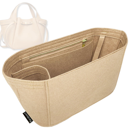 Bag Insert for (Tory Burch, Small Romy Tote) Organizer Tote Purse Organiser Liner Shaper [Premium Felt Material]