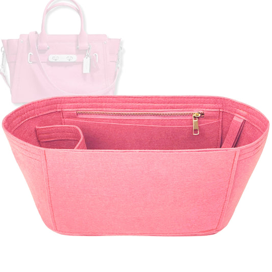 Bag Insert for (Coach, Swagger 21) Organizer Tote Purse Organiser Liner Shaper [Premium Felt Material]