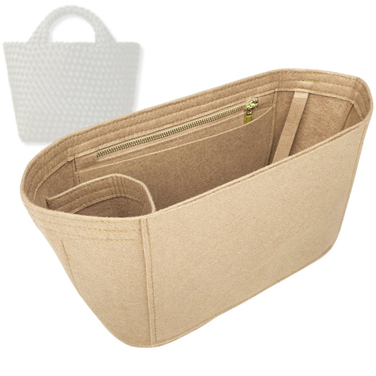 Bag Insert for (Naghedi, St Barths Medium Tote) Organizer Tote Purse Organiser Liner Shaper [Premium Felt Material]