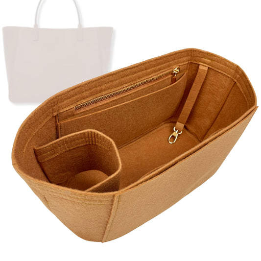 Bag Insert for (Valentino Garavani, large VLogo tote bag) Organizer Tote Purse Organiser Liner Shaper [Premium Felt Material]