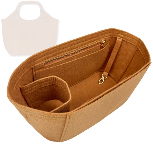 Bag Insert for (Peter Nitz, Small Libby Tote in Arosa Calf) Organizer Tote Purse Organiser Liner Shaper [Premium Felt Material]