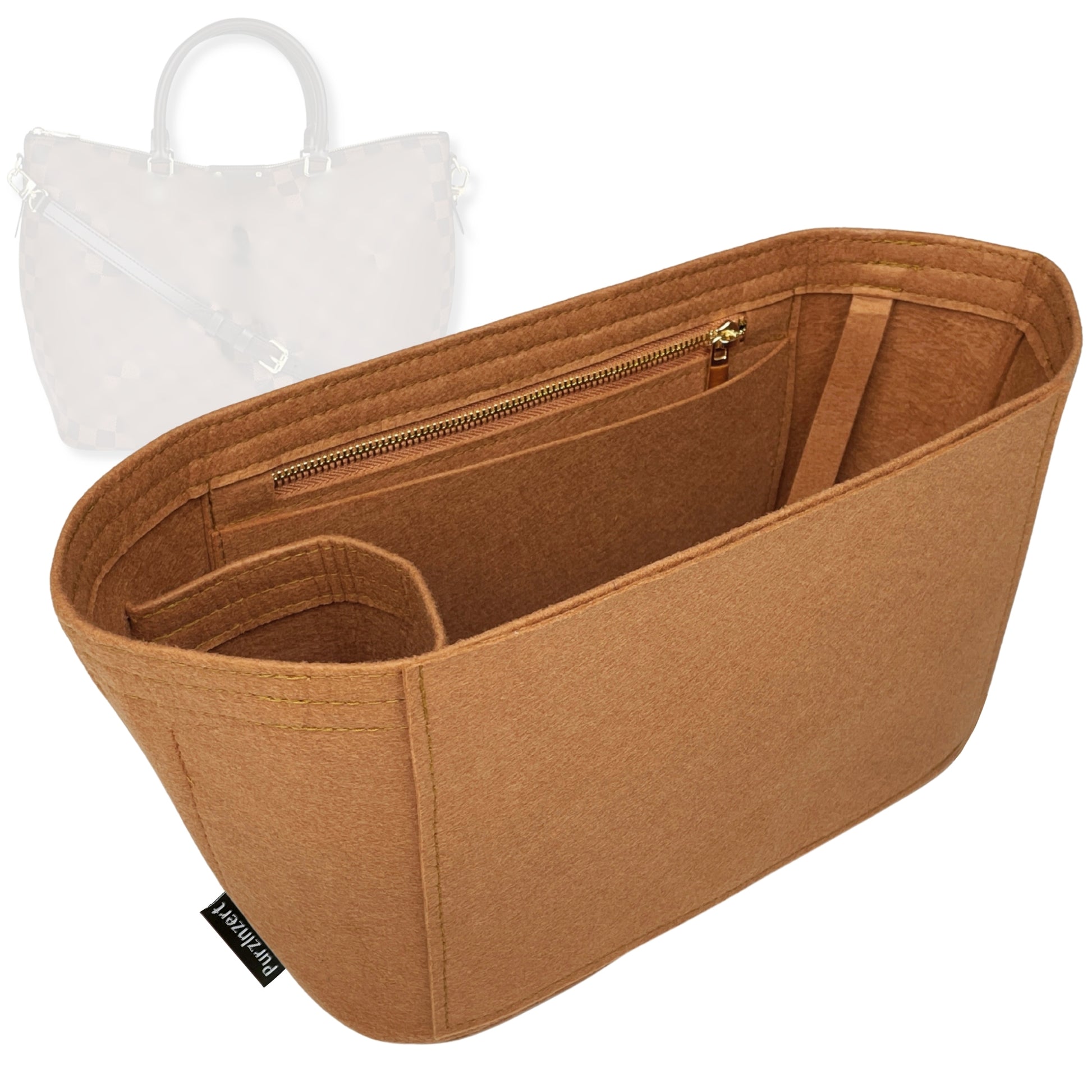 Bag Insert for (LV, Siena MM (Medium)) Organizer Tote Purse Organiser Liner Shaper [Premium Felt Material]