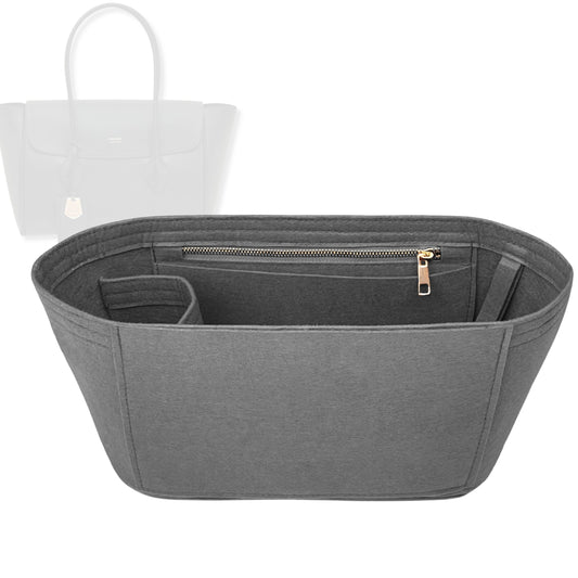 Bag Insert for (Ferragamo, East-West tote bag (S)) Organizer Tote Purse Organiser Liner Shaper [Premium Felt Material]