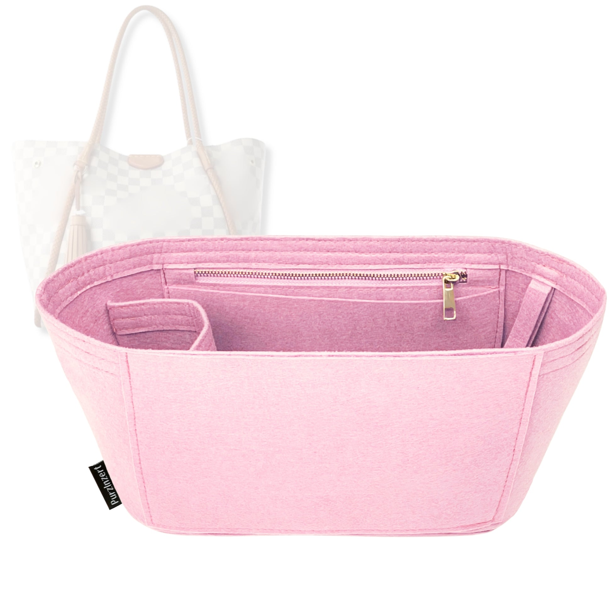 Bag Insert for (LV, Propriano) Organizer Tote Purse Organiser Liner Shaper [Premium Felt Material]