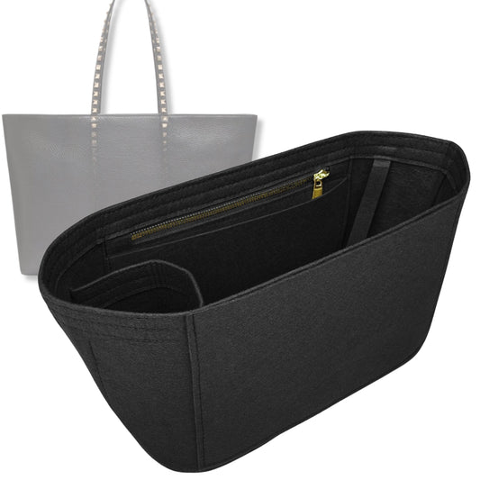 Bag Insert for (Valentino Garavani, Rockstud Shopping Bag) Organizer Tote Purse Organiser Liner Shaper [Premium Felt Material]