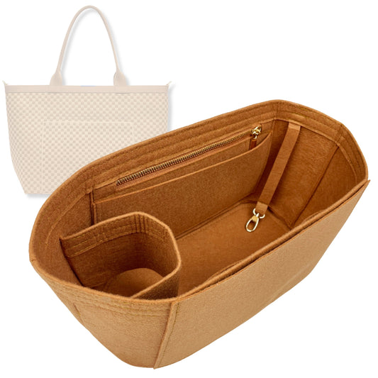 Bag Insert for (Rothys, The Zip Travel Tote) Organizer Tote Purse Organiser Liner Shaper [Premium Felt Material]