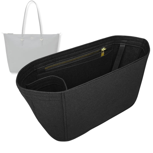 Bag Insert for (Ralph Lauren, Nylon Medium Keaton Tote Bag) Organizer Tote Purse Organiser Liner Shaper [Premium Felt Material]