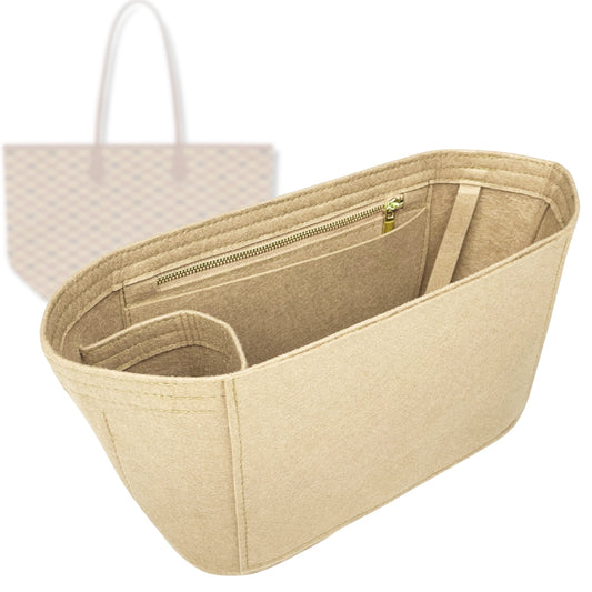 Bag Insert for (Moreau, New Saint TROPEZ Tote GM) Organizer Tote Purse Organiser Liner Shaper [Premium Felt Material]