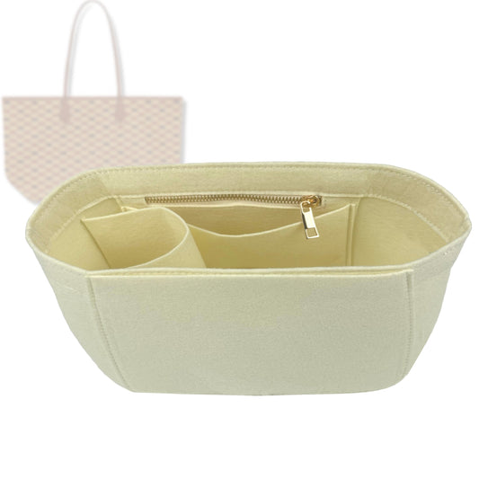 Bag Insert for (Moreau, New Saint TROPEZ Tote MM) Organizer Tote Purse Organiser Liner Shaper [Premium Felt Material]