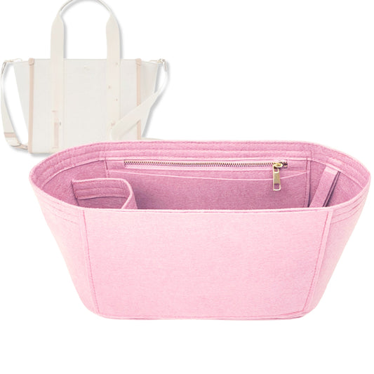 Bag Insert for (Kate Spade, Kip Canvas Small Tote) Organizer Tote Purse Organiser Liner Shaper [Premium Felt Material]