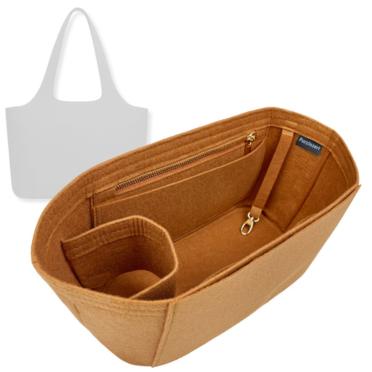Bag Insert for (Cuyana, System Zipper Tote 13-inch) Organizer Tote Purse Organiser Liner Shaper [Premium Felt Material]