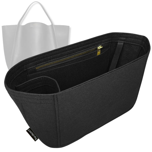 Bag Insert for (Celine, Medium CUBE BAG) Organizer Tote Purse Organiser Liner Shaper [Premium Felt Material]