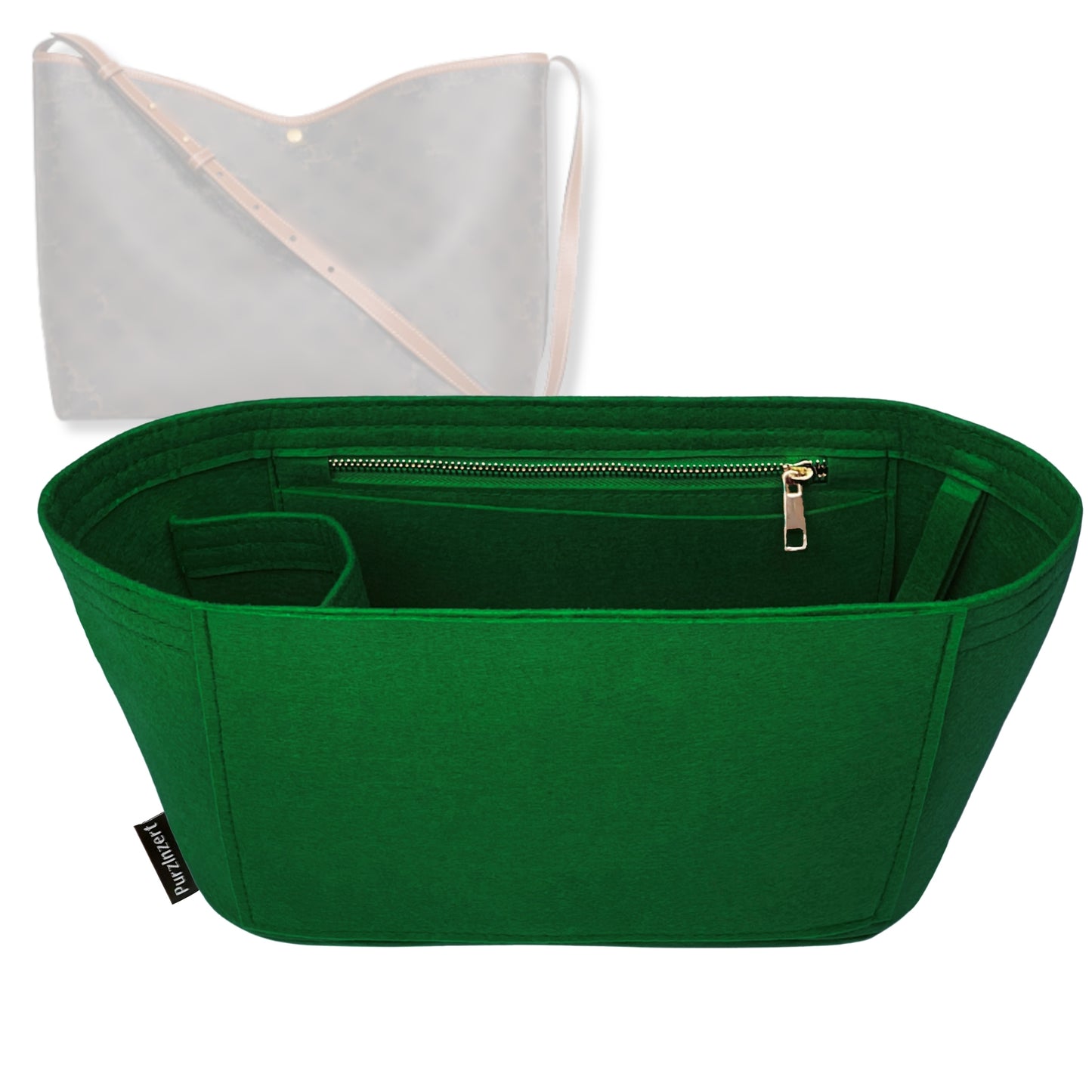 Bag Insert for (Celine, SOFT SHOPPER BAG) Organizer Tote Purse Organiser Liner Shaper [Premium Felt Material]