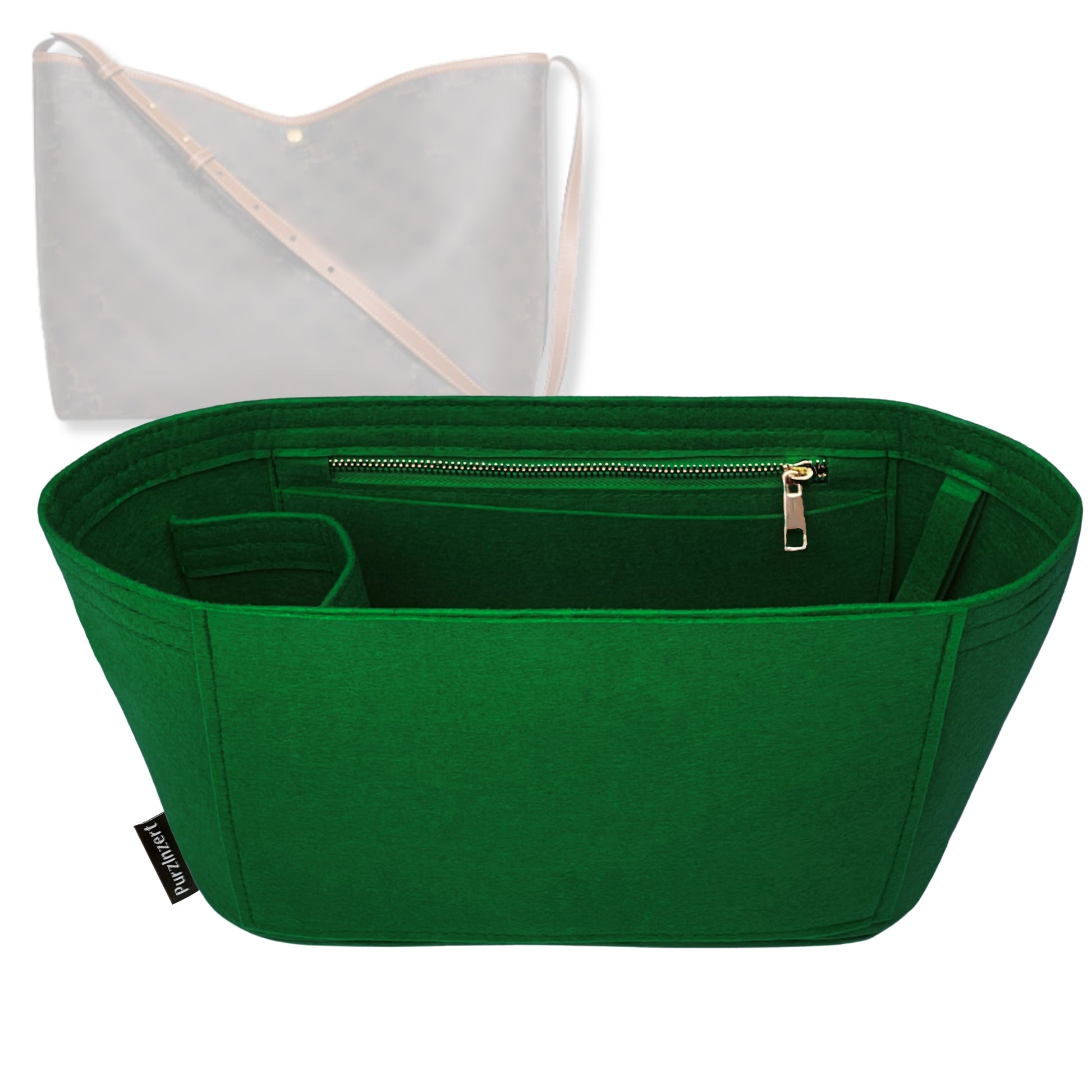 Bag Insert for (Celine, SOFT SHOPPER BAG) Organizer Tote Purse Organiser Liner Shaper [Premium Felt Material]