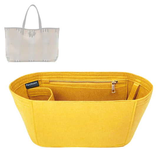Bag Insert for (Burberry, Medium Highlands Tote) Organizer Tote Purse Organiser Liner Shaper [Premium Felt Material]