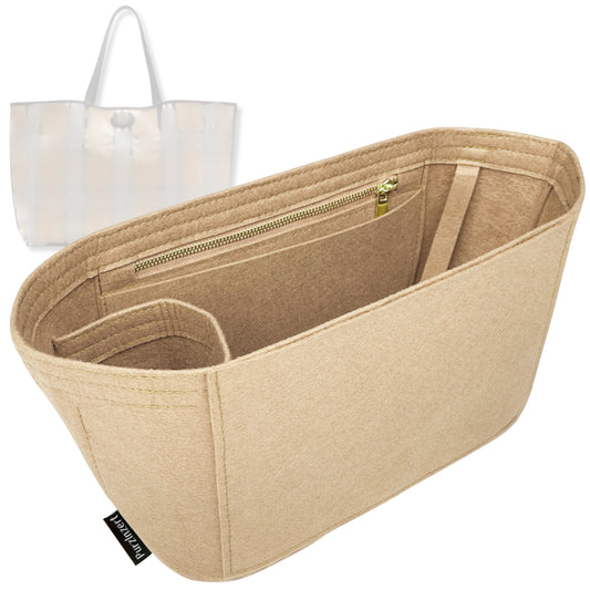 Bag Insert for (Burberry, Medium Highlands Tote) Organizer Tote Purse Organiser Liner Shaper [Premium Felt Material]