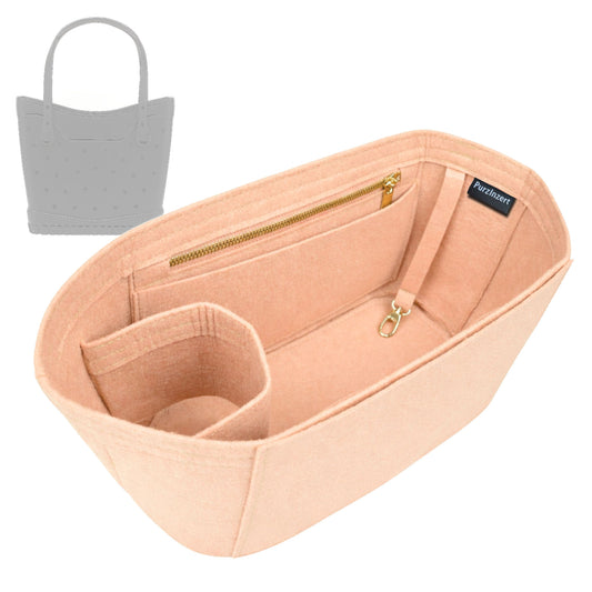 Bag Insert for (Crocs, Classic Medium Tote) Organizer Tote Purse Organiser Liner Shaper [Premium Felt Material]