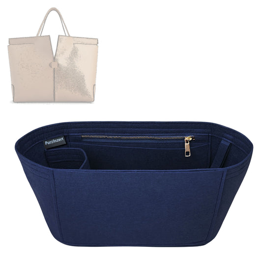 Bag Insert for (Tod's, Di Bag Folio in Leather Medium) Organizer Tote Purse Organiser Liner Shaper [Premium Felt Material]