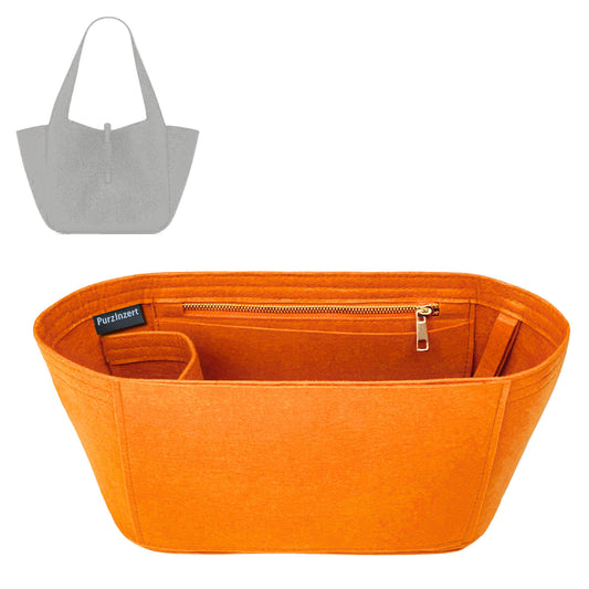 Bag Insert for (Saint Laurent (YSL), LE 5 A 7 Small Bea) Organizer Tote Purse Organiser Liner Shaper [Premium Felt Material]