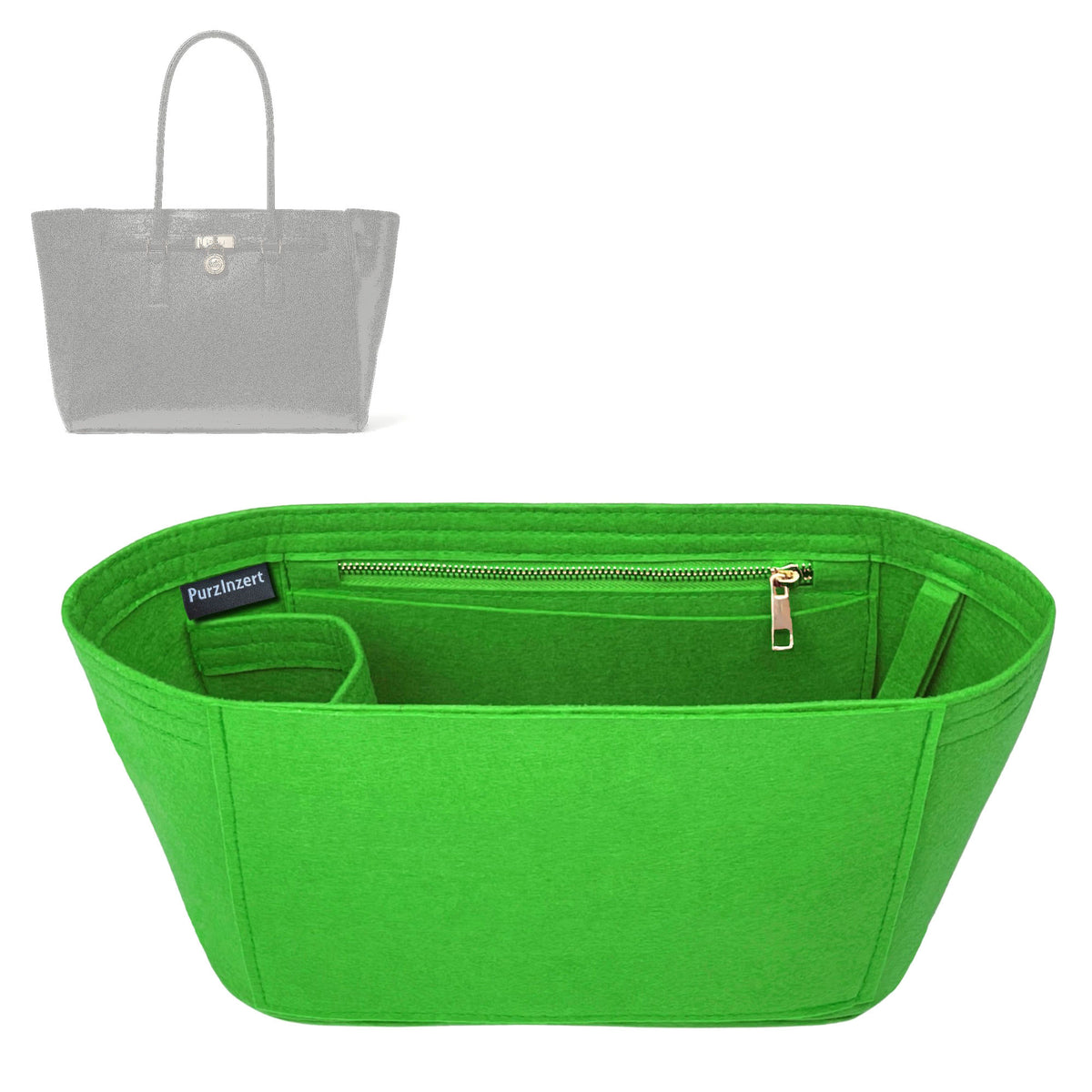 Bag Insert for (Michael Kors, Hamilton Moderne Large Leather Tote Bag) Organizer Tote Purse Organiser Liner Shaper [Premium Felt Material]