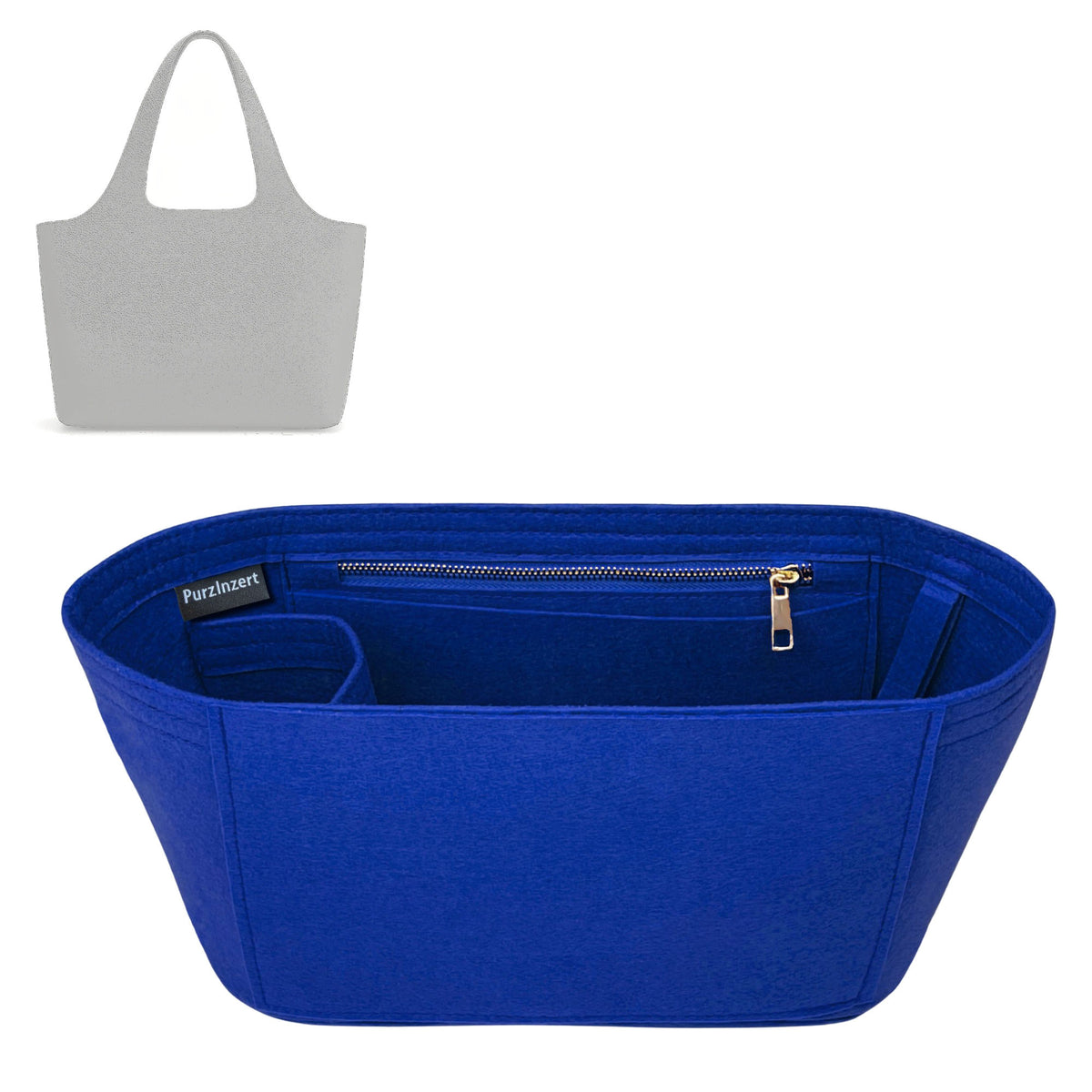 Bag Insert for (Cuyana, System Tote 13-inch) Organizer Tote Purse Organiser Liner Shaper [Premium Felt Material]