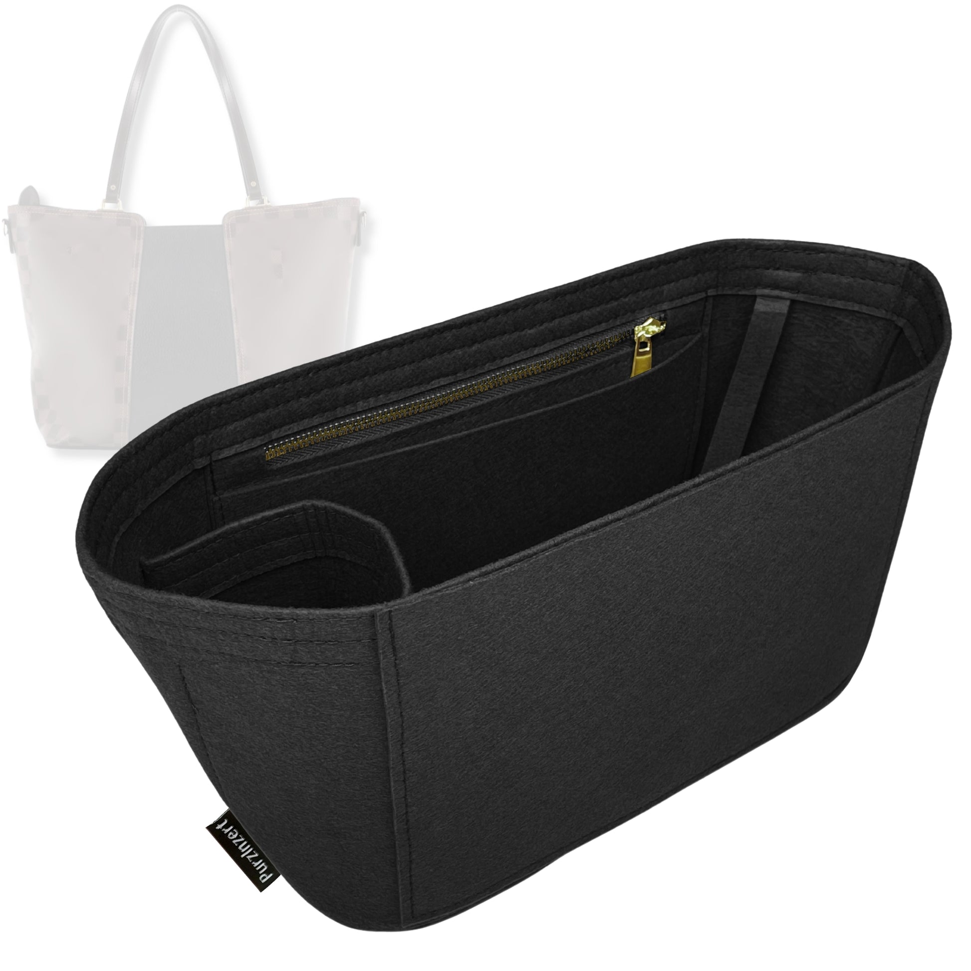 Bag Insert for (LV, Jersey Bag) Organizer Tote Purse Organiser Liner Shaper [Premium Felt Material]