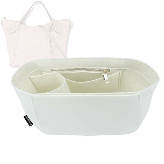 Bag Insert for (LV, Hina MM (Medium)) Organizer Tote Purse Organiser Liner Shaper [Premium Felt Material]