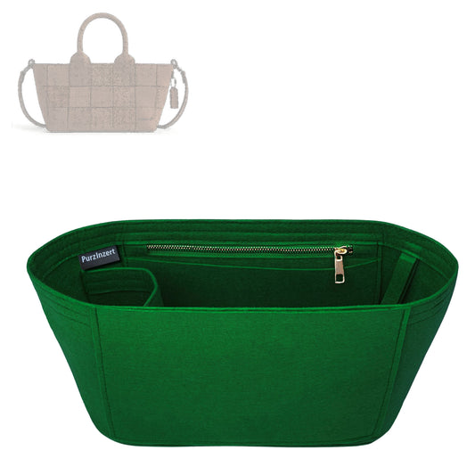 Bag Insert for (Coach, Alter Ego Small Tote Bag) Organizer Tote Purse Organiser Liner Shaper [Premium Felt Material]