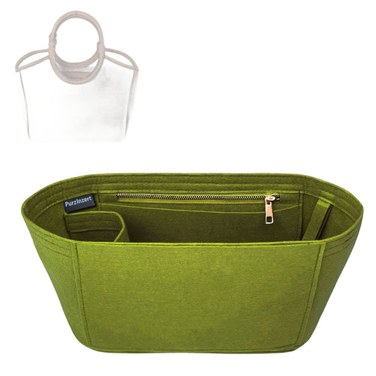Bag Insert for (Miu Miu, Small Ivy Canvas Bag) Organizer Tote Purse Organiser Liner Shaper [Premium Felt Material]