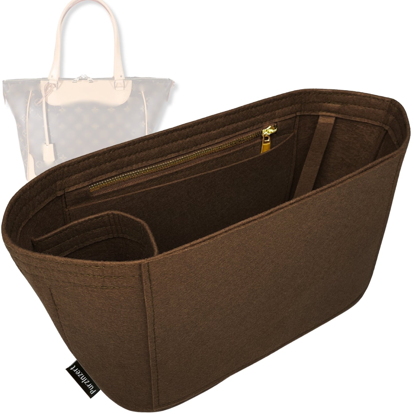 Bag Insert for (LV, Estrela) Organizer Tote Purse Organiser Liner Shaper [Premium Felt Material]
