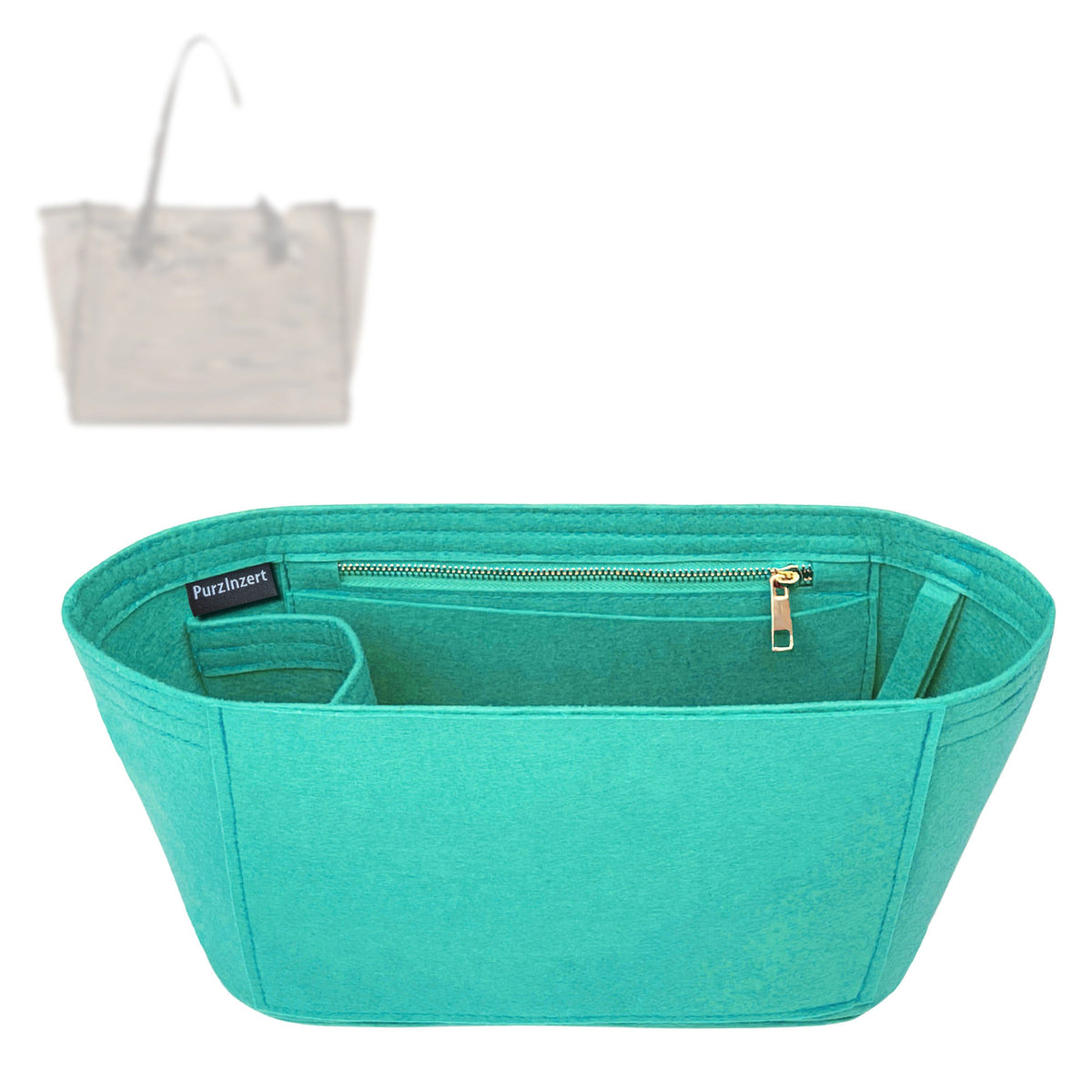 Bag Insert for (Gianni Chiarini, MARCELLA) Organizer Tote Purse Organiser Liner Shaper [Premium Felt Material]