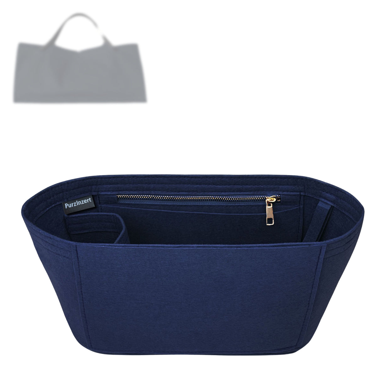 Bag Insert for (The Row, Idaho Bag) Organizer Tote Purse Organiser Liner Shaper [Premium Felt Material]