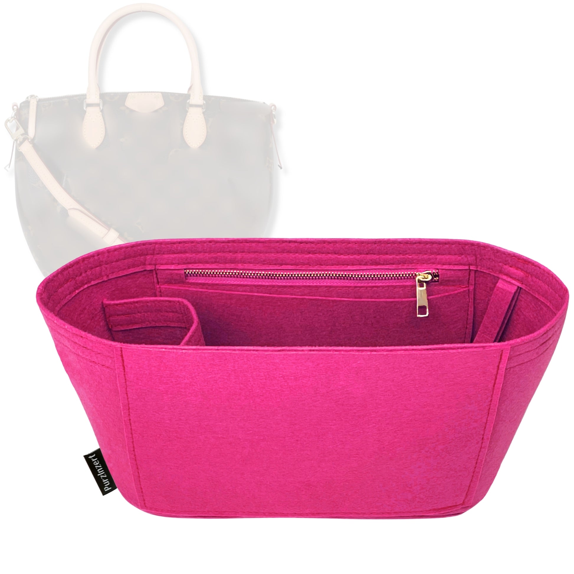 Bag Insert for (LV, Turenne GM (Large)) Organizer Tote Purse Organiser Liner Shaper [Premium Felt Material]