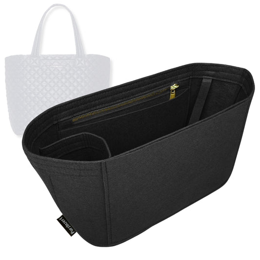 Bag Insert for (MZ Wallace, Medium Metro Tote) Organizer Tote Purse Organiser Liner Shaper [Premium Felt Material]
