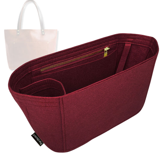 Bag Insert for (Portland Leather Goods, Classic Tote Small) Organizer Tote Purse Organiser Liner Shaper [Premium Felt Material]