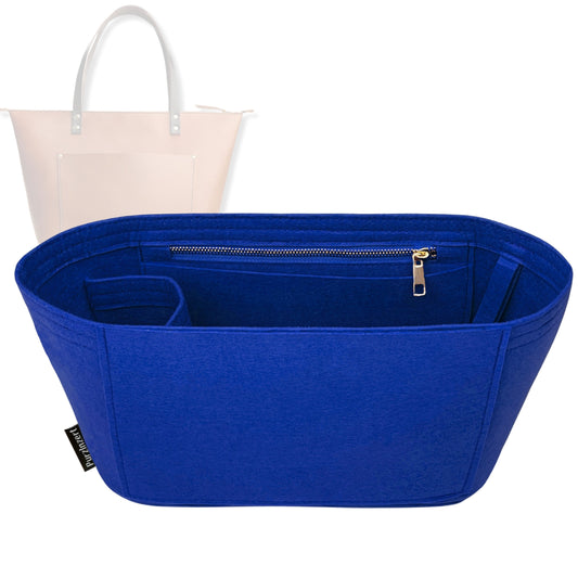 Bag Insert for (Portland Leather Goods, Zipper Tote Large) Organizer Tote Purse Organiser Liner Shaper [Premium Felt Material]